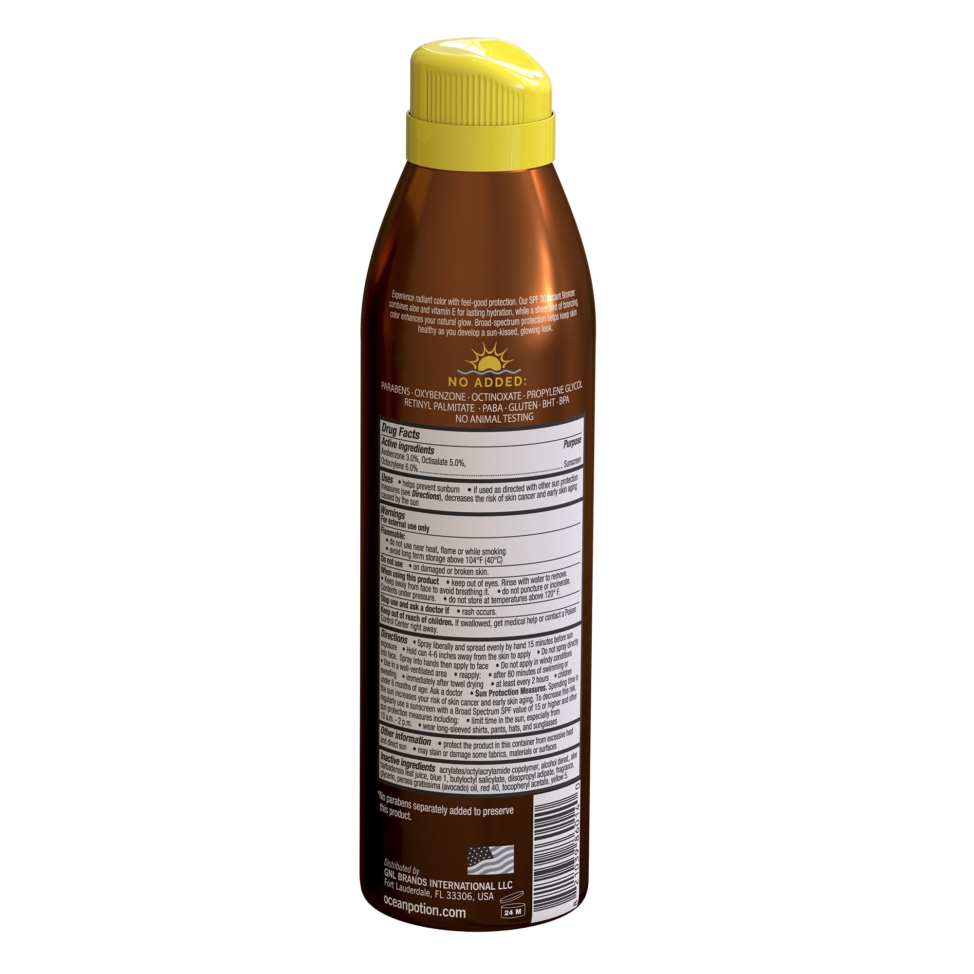 SPF 30 BRONZER Sunscreen Spray